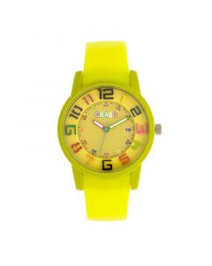 Unisex Festival Lime Silicone Strap Watch 41mm