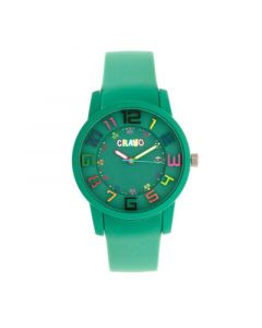 Unisex Festival Teal Silicone Strap Watch 41mm