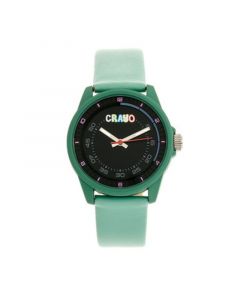 Unisex Jolt Seafoam Leatherette Strap Watch 34mm