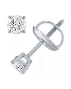 Diamond Stud Earrings (1/3 ct. t.w.) in 14k White Gold or Yellow Gold