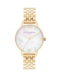 Women's Gold-Tone Stainless Steel Bracelet Watch 30mm