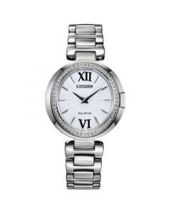 Eco-Drive Women's Capella Stainless Steel Bracelet Watch 34mm