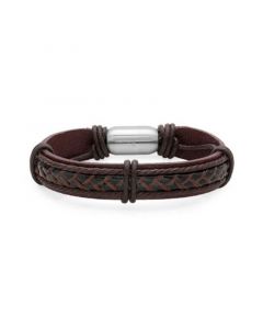 Men's Leather String Design Bracelet