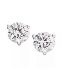 Certified Near Colorless Diamond Stud Earrings in 18k White Gold or Gold (1/4 ct. t.w.)