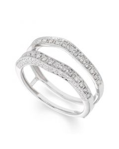 Certified Diamond (1/3 ct. t.w.) Ring insert in 14K White Gold