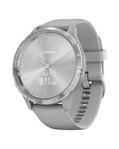 Unisex vívomove 3 Style Gray Silicone Strap Hybrid Touchscreen Smart Watch 44mm