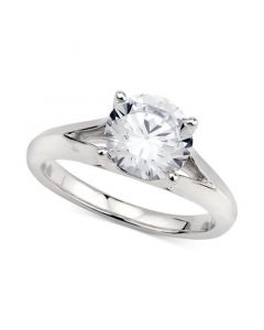 GIA Certified Diamond Solitaire Engagement Ring (2 ct. t.w.) in 14k White Gold