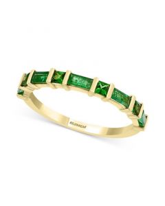 EFFY® Emerald (3/8 ct. t.w.) & Tsavorite (1/5 ct. t.w.) Ring in 14K Gold