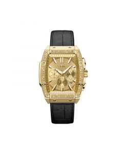 Men's Echelon Diamond (1/4 ct. t.w.) Watch in 18k Gold-plated Stainless Steel 41mm