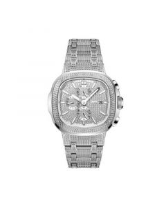 Men's Diamond (1/5 ct. t.w.) Watch in Stainless-steel 48mm