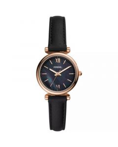 Women's Carlie Mini Leather Strap Watch 28mm