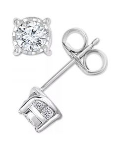 Diamond Stud Earrings (1/2 ct. t.w.) In 14k Gold