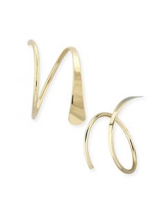 Endless Wire Cuff Earrings Set in 14k Gold