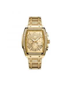 Men's Echelon Platinum Series Diamond (3 ct. t.w.) 18K Gold-Plated Stainless Steel Watch, 41Mm