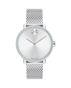 Women's Swiss Bold Stainless Steel Mesh Bracelet Watch 34mm