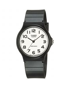 Unisex Black Resin Strap Watch 35mm