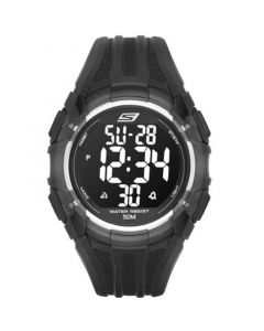 Men's El Porto Digital Polyurethane Strap Watch 45.5mm