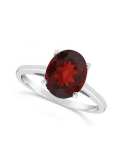 Garnet (2-3/4 ct. t.w.) Ring in Sterling Silver