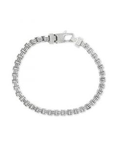 EFFY® Men's Box Link Chain Bracelet in Sterling Silver