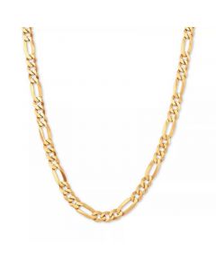 Figaro Link 22" Chain Necklace in 18k Gold-Plated Sterling Silver or Sterling Silver