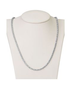 Certified Diamond All-Around 17" Tennis Necklace (6 ct. t.w.) in 14k White Gold