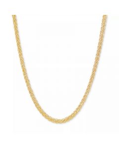 Wheat Link 24" Chain Necklace (2-1/2mm) in 18k Gold-Plated Sterling Silver or Sterling Silver