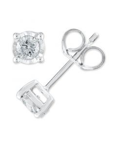 Diamond 1/3 ct. t.w. Earring in Sterling Silver