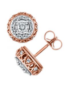 Diamond 3/8 ct. t.w. Earring in 10K Rose Gold