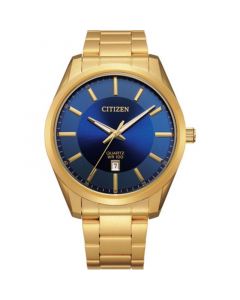 Men's Quartz Gold-Tone Stainless Steel Bracelet Watch 42mm