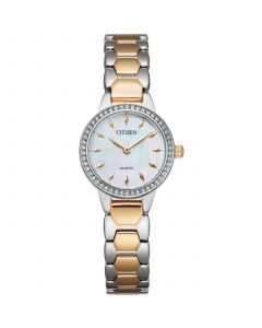 Women's Quartz Two-Tone Stainless Steel Bracelet Watch 24mm