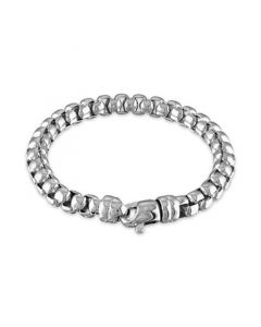 Men's Box Chain (8mm) 8 1/2" Bracelet in Sterling Silver