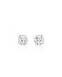 Diamond (1/2 ct. t.w.) Stud Earrings in 14k White Gold