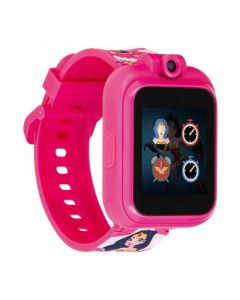 Unisex Playzoom DC Comics Fuchsia Silicone Strap Kids Smartwatch, 41mm