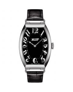 Unisex Swiss Heritage Porto Black Leather Strap Watch 42mm