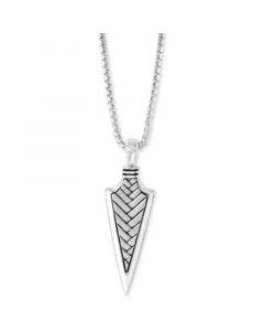 EFFY® Men's Arrow 22" Pendant Necklace in Sterling Silver