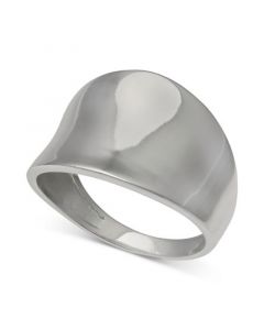 Concave Sculptural Statement Ring in Sterling Silver, Created for Macy's