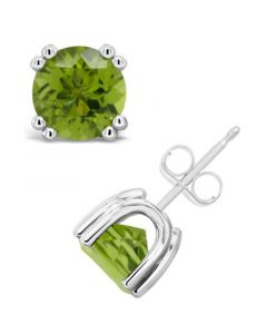 Peridot (2-9/10 ct. t.w.) Stud Earrings in Sterling Silver