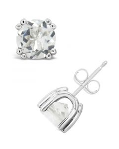 Citrine (2-1/2 ct. t.w.) Stud Earrings in Sterling Silver (Also Available in White Topaz)