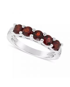 Garnet (1-1/2 ct. t.w.) Ring in Sterling Silver (Also Available in Peridot & White Topaz)