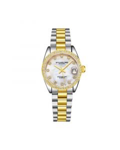 Women's Gold - Silver Tone Stainless Steel Bracelet Watch 31mm