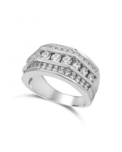 Men's Diamond  (2 ct. t.w.) Ring in 10K White Gold