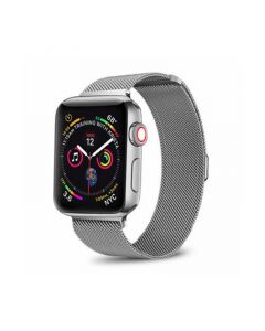 Men's and Women's Apple Silver-Tone Stainless Steel Replacement Band 44mm