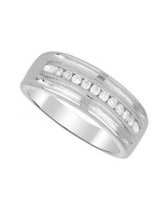 Men's Diamond (1/2 ct. t.w.) Ring in White or Yellow Gold