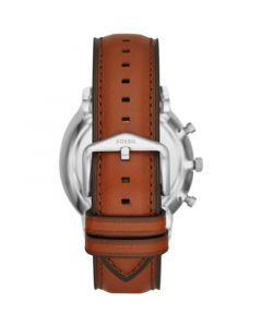 Men's Chronograph Bronson Brown Leather Strap Watch 50mm Gift Set