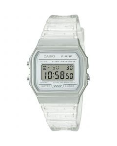 Unisex Digital Clear Jelly Strap Watch 35.2mm