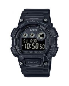 Men's Digital Blackout Black Resin Strap Watch 44mm