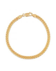 Curb Link Bracelet in 14k Gold-Plated Sterling, Created for Macy's