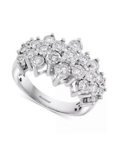 EFFY® Diamond Cluster Ring (1 ct. t.w.) in 14k White Gold or 14k Yellow & White Gold