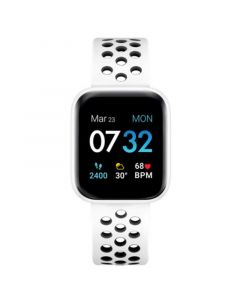 Air 3 Unisex Heart Rate White Strap Smart Watch 40mm