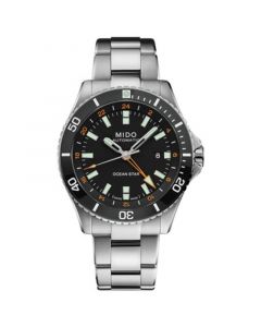 Men's Swiss Automatic Ocean Star GMT Stainless Steel Bracelet Watch 44mm